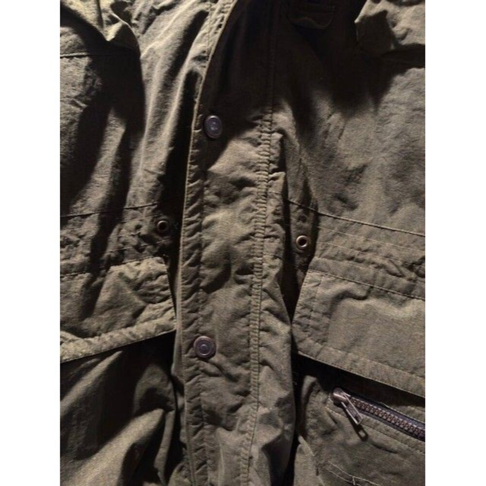 Vintage NORSKA Green Ski Hike Full Zip Snaps Parka Mens Size Medium Nordic - Picture 9 of 16
